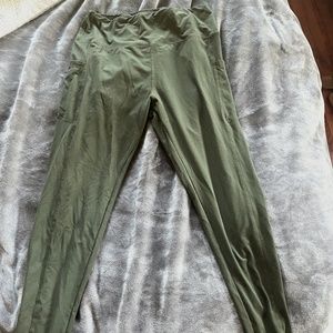 Syrinx Army Green Leggings (XL)